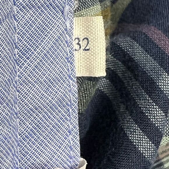 J. Crew Factory blue plaid shorts size 32 - Picture 15 of 15